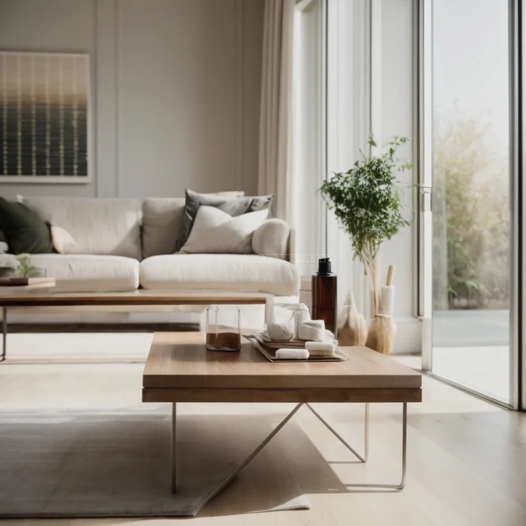 プロの清掃スタッフが作業している様子